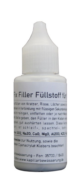 Füllpullver,feines Füllgranulat für Sekundenkleber