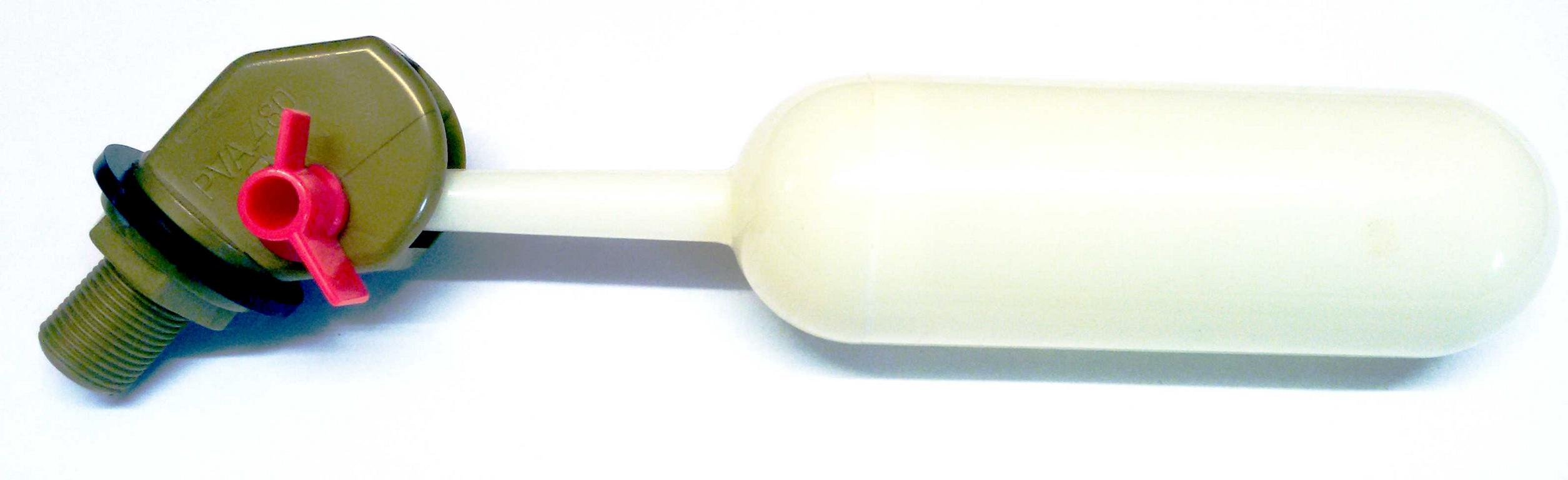 Produktbild von Peki Schwimmerventil Mit Schwimmball – Messing, NW 8 Mm, 3/8" AG, Max. 10 Bar, 16 L/min