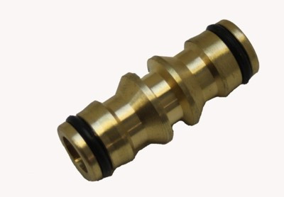 Schlauchverbinder Messing, 1/2"